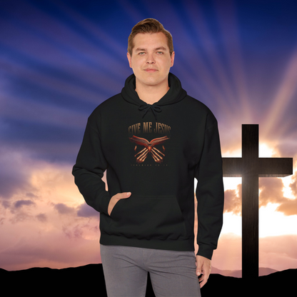 Give Me Jesus Jeremiah 29:13 Hoodie, Inspirational Christian Hoodie, Faith-Based Graphic Sweatshirt, Bible Verse Hooded Sweatshirt