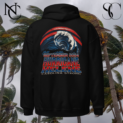 September 2024 Hurricane Helene Hoodie, Carolina Strong Disaster Relief Sweatshirt, Storm Survivor Apparel, Weather Event Support Clothing