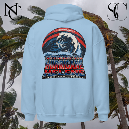 September 2024 Hurricane Helene Hoodie, Carolina Strong Disaster Relief Sweatshirt, Storm Survivor Apparel, Weather Event Support Clothing